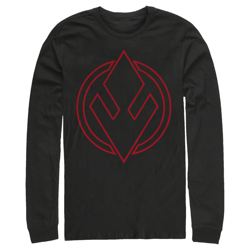 Men's Star Wars: The Rise of Skywalker Sith Trooper Symbol Long Sleeve Shirt