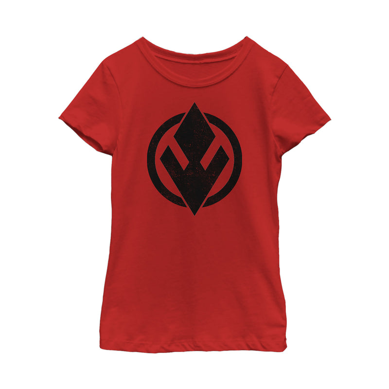 Girl's Star Wars: The Rise of Skywalker Sith Trooper Logo T-Shirt