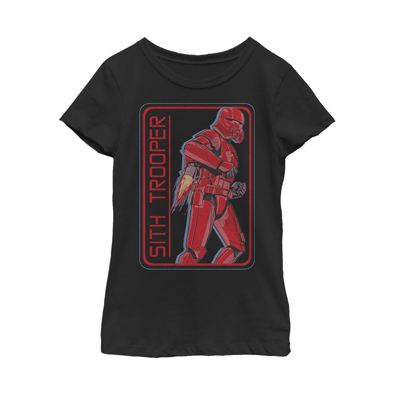 Girl's Star Wars: The Rise of Skywalker Sith Trooper Rocket T-Shirt