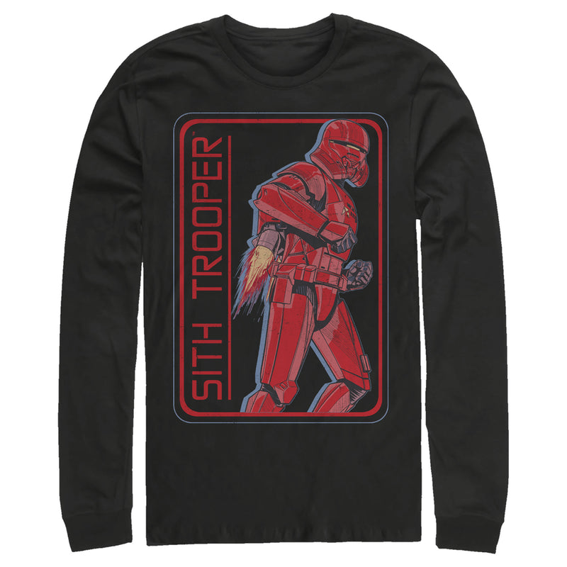 Men's Star Wars: The Rise of Skywalker Sith Trooper Rocket Long Sleeve Shirt