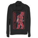 Junior's Star Wars: The Rise of Skywalker Sith Trooper Rocket Cowl Neck Sweatshirt