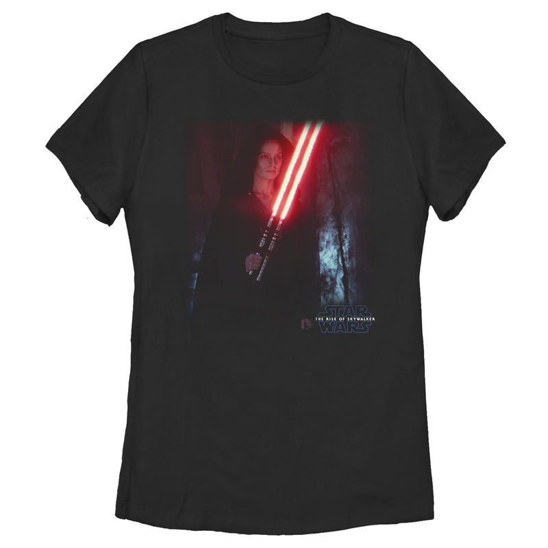 Women's Star Wars: The Rise of Skywalker Dark Rey Double Saber T-Shirt