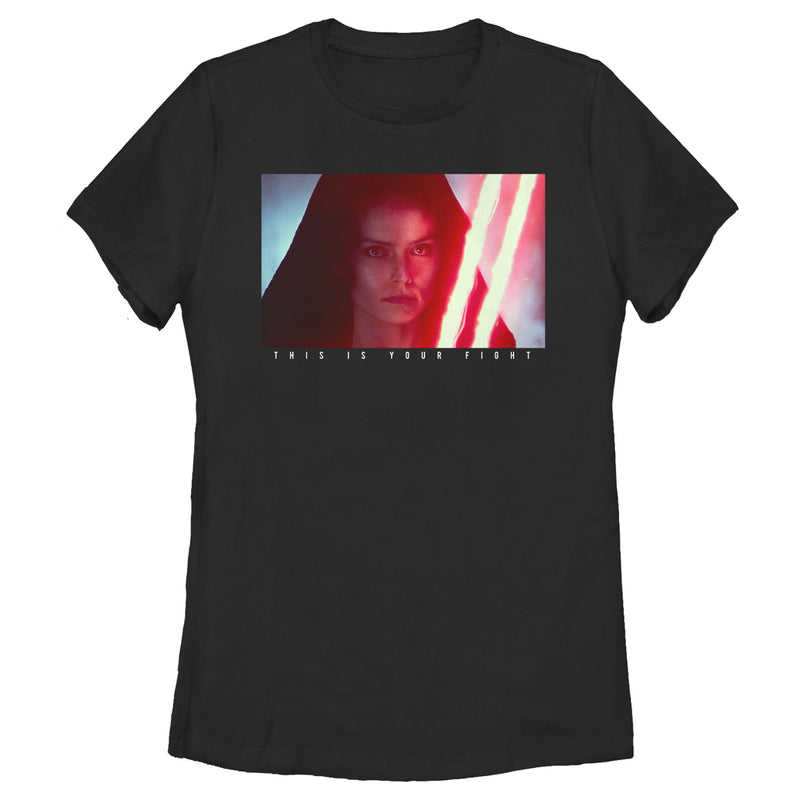 Women's Star Wars: The Rise of Skywalker Dark Rey Your Fight T-Shirt