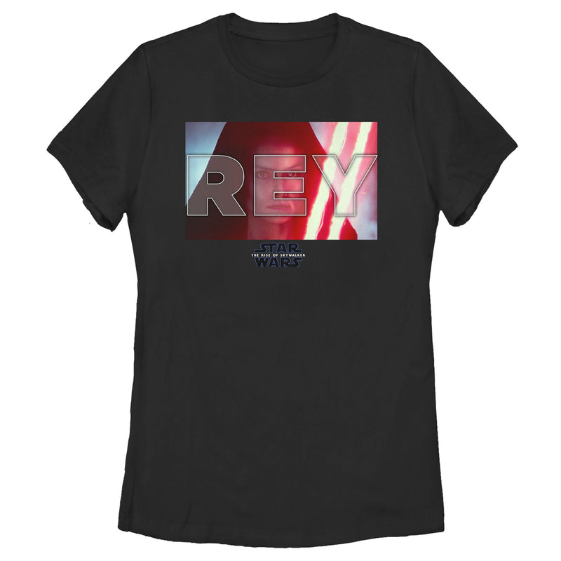 Women's Star Wars: The Rise of Skywalker Dark Rey Frame T-Shirt