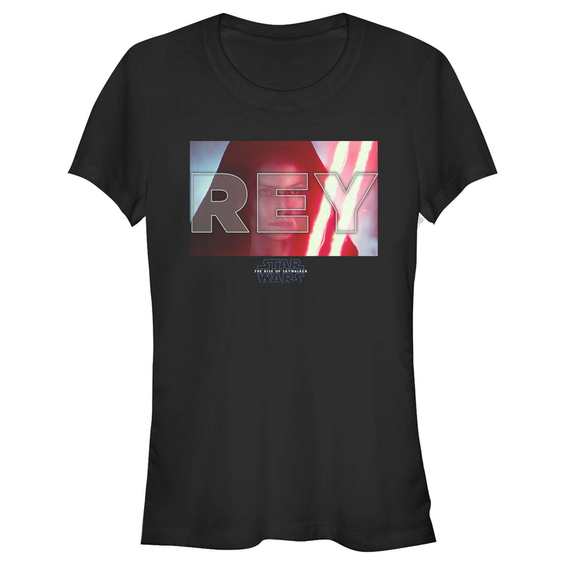 Junior's Star Wars: The Rise of Skywalker Dark Rey Frame T-Shirt