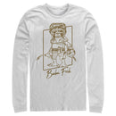 Men's Star Wars: The Rise of Skywalker Babu Frik Outline Long Sleeve Shirt