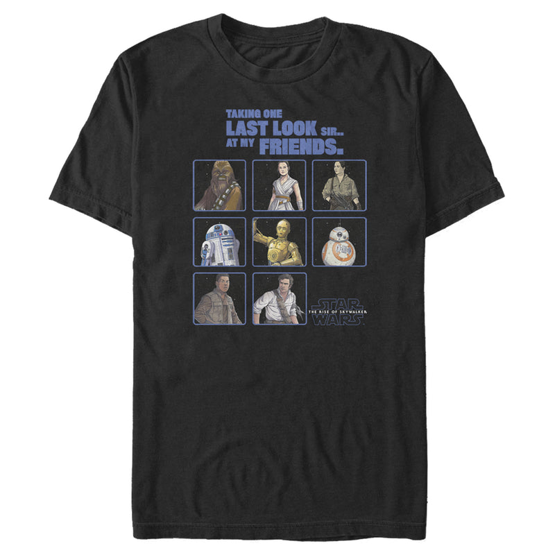 Men's Star Wars: The Rise of Skywalker One Last Look Group Panels T-Shirt