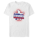 Men's Ghostbusters Stay Puft Marshmallow Man Graffiti T-Shirt