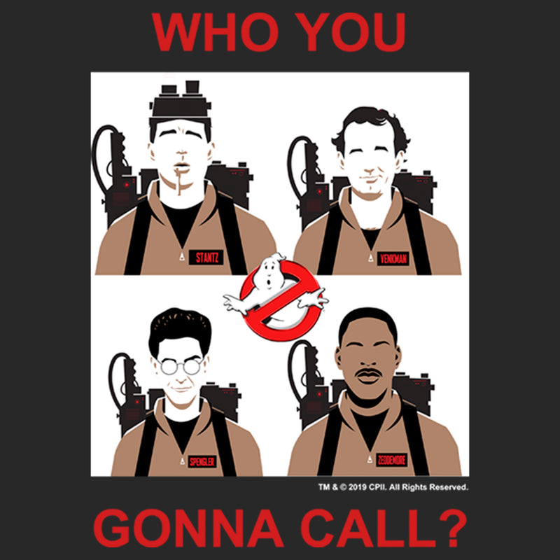 Women's Ghostbusters Who You Gonna Call Tiles T-Shirt