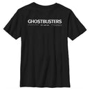 Boy's Ghostbusters White Logo T-Shirt