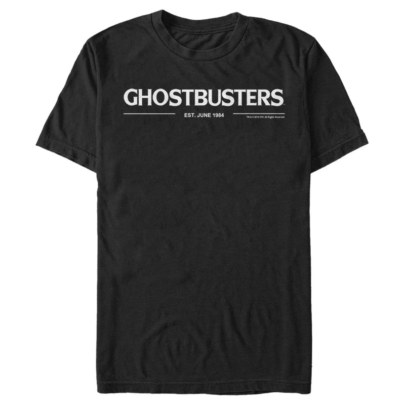 Men's Ghostbusters White Logo T-Shirt