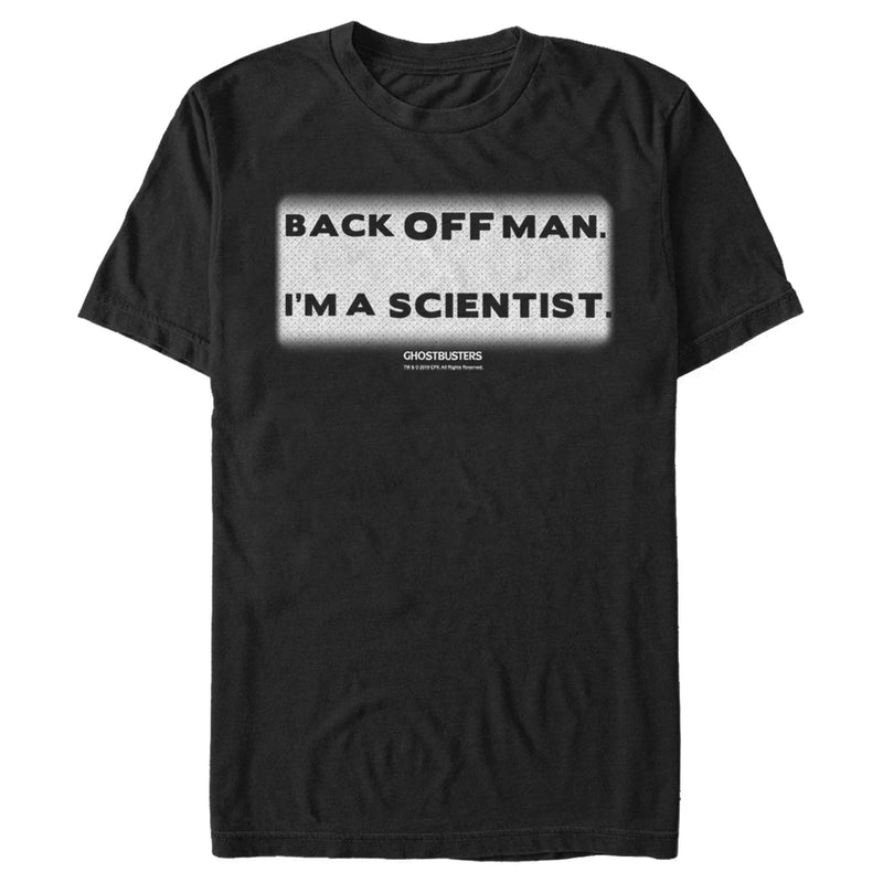 Men's Ghostbusters Back Off Man I'm a Scientist T-Shirt