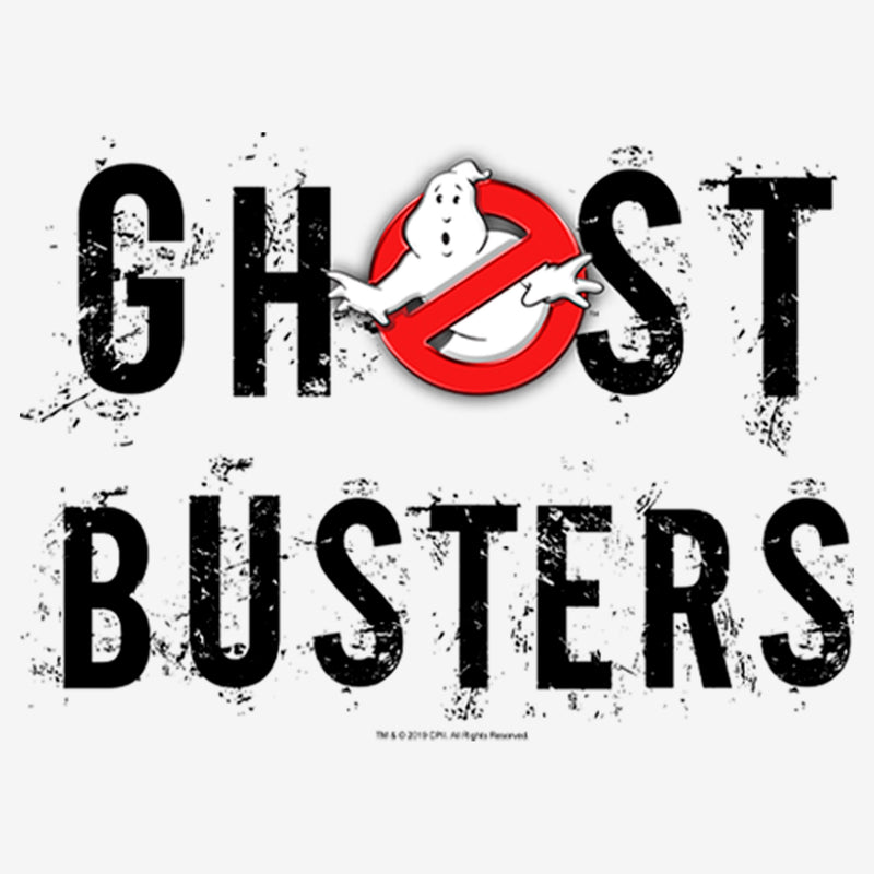 Women's Ghostbusters Scratchy Text Logo T-Shirt