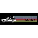 Men's Ghostbusters Ecto-1 Wagon Retro Stripe T-Shirt