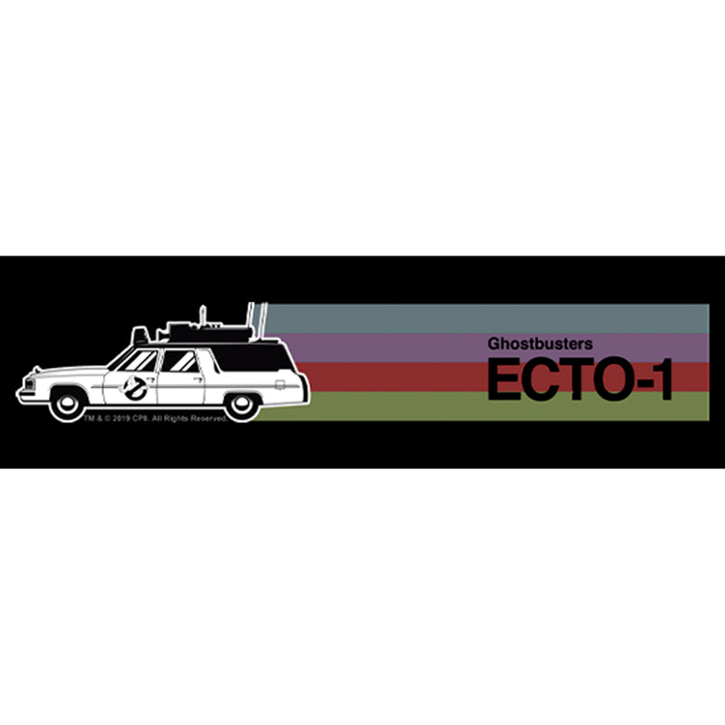 Boy's Ghostbusters Ecto-1 Wagon Retro Stripe T-Shirt