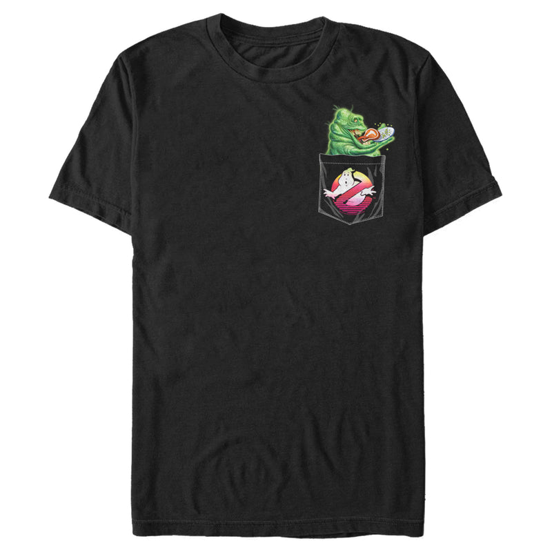 Men's Ghostbusters Pocket Slimer T-Shirt