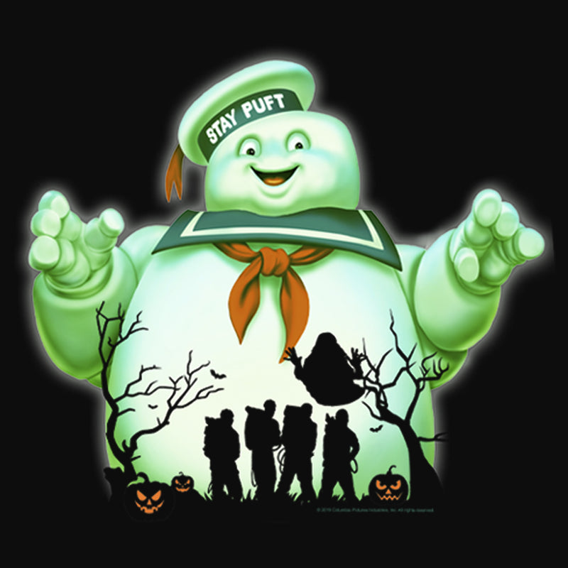 Junior's Ghostbusters Halloween Stay Puft Marshmallow Man Racerback Tank Top