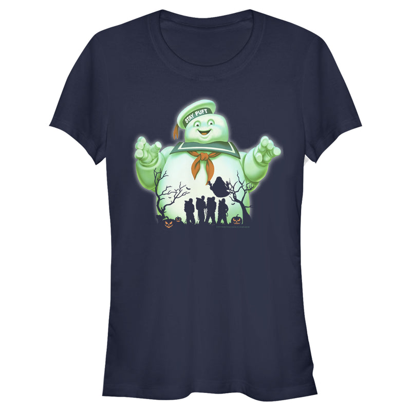 Junior's Ghostbusters Halloween Stay Puft Marshmallow Man T-Shirt