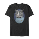 Men's Star Trek Doctor McCoy Cat Portrait T-Shirt