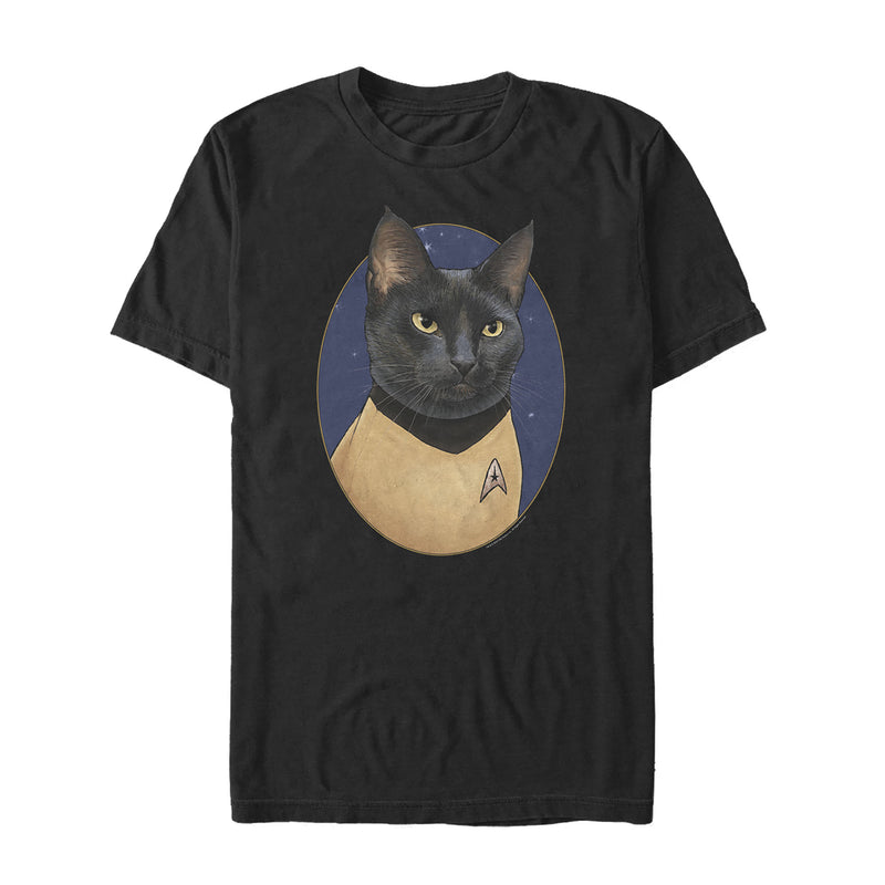 Men's Star Trek Sulu Cat Portrait T-Shirt