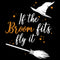 Men's Lost Gods Halloween If the Broom Fits Fly It T-Shirt