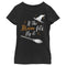 Girl's Lost Gods Halloween If the Broom Fits Fly It T-Shirt