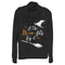 Junior's Lost Gods Halloween If the Broom Fits Fly It Cowl Neck Sweatshirt