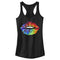 Junior's Lost Gods Tie-Dye Kisses Racerback Tank Top