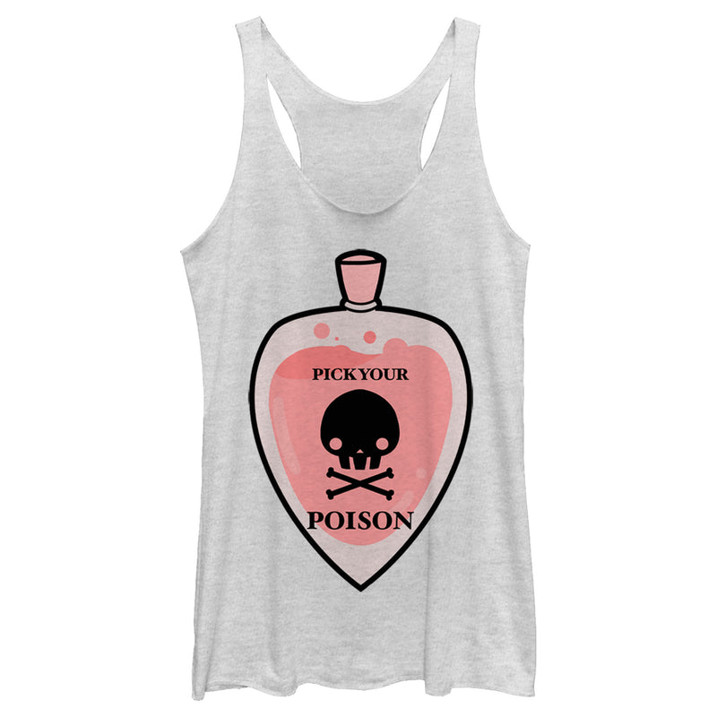 Women's Lost Gods Halloween Pick Your Poison Racerback Tank Top