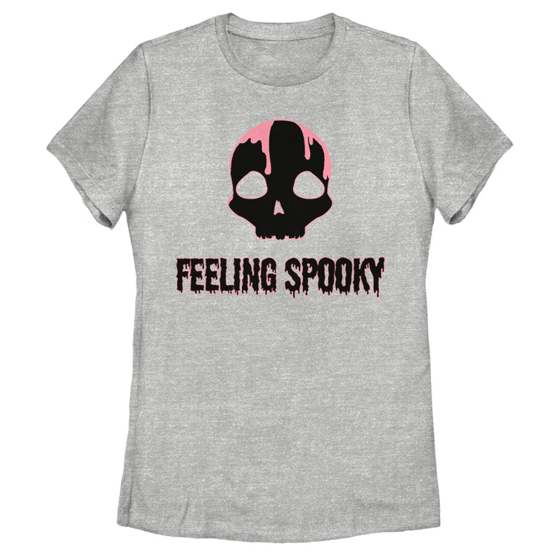 Women's Lost Gods Halloween Feeling Spooky Skull T-Shirt