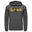 Men's Batman Logo Vintage Pull Over Hoodie