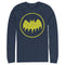Men's Batman Logo Cute Cartoon Long Sleeve Shirt