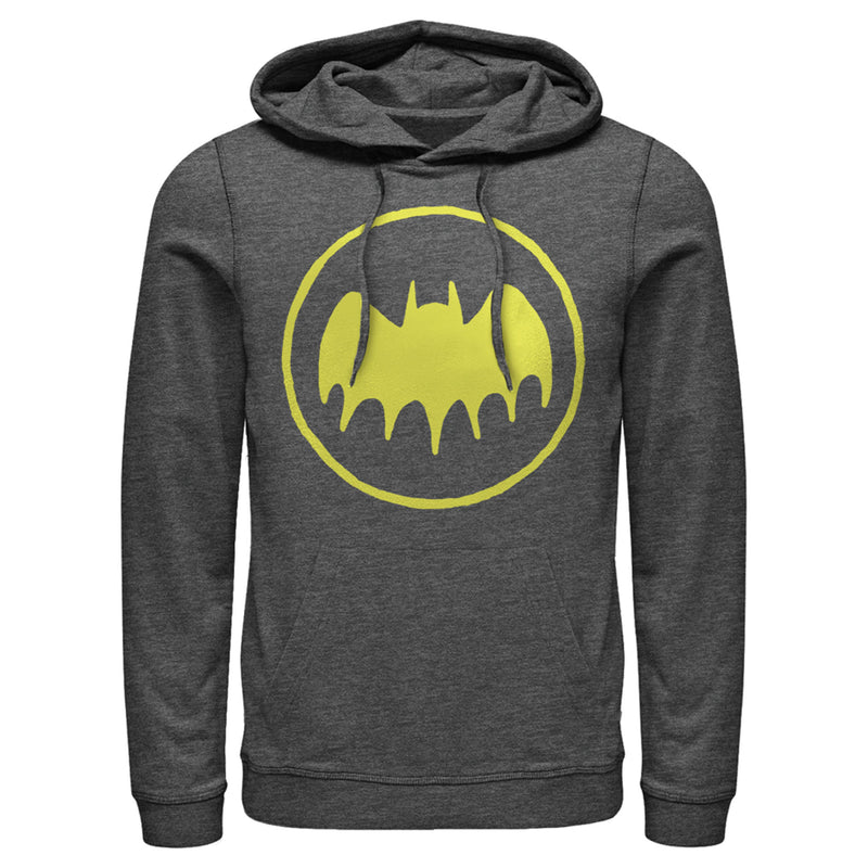 Men's Batman Logo Cute Cartoon Pull Over Hoodie