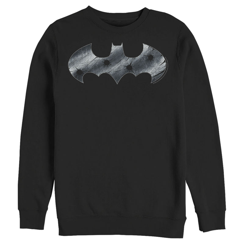 Men's Batman Steel Scars Logo Sweatshirt