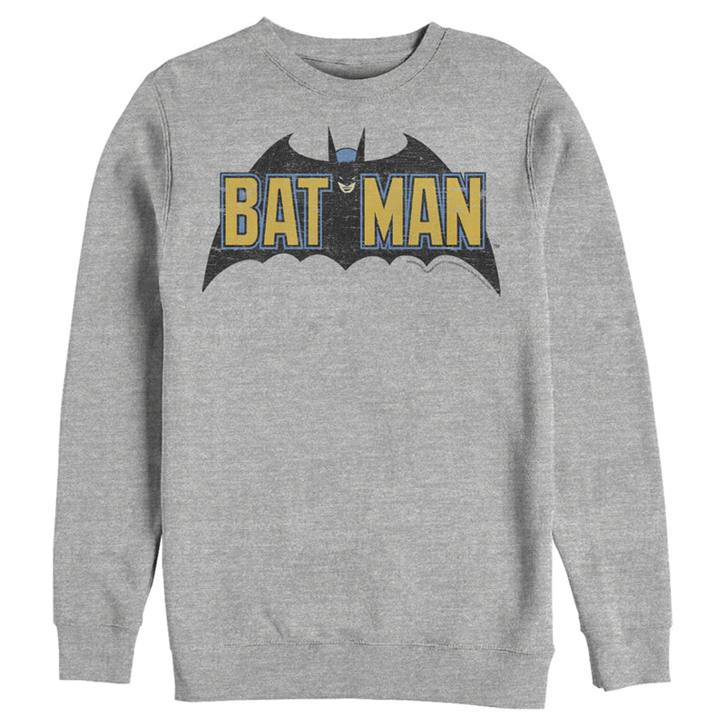Men's Batman Caped Crusader Logo Sweatshirt