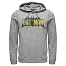 Men's Batman Caped Crusader Logo Pull Over Hoodie