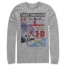 Men's Batman 3D Vintage Comic Cover Long Sleeve Shirt