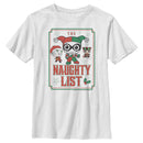 Boy's Batman Christmas Naughty List T-Shirt