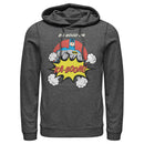 Men's Batman Be Good or Kaboom Pull Over Hoodie