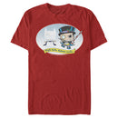 Men's Batman Christmas Naughty Penguin T-Shirt