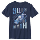 Boy's Batman Christmas Sleigh the Hero T-Shirt
