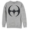 Men's Batman Logo Modern Wing Curve Sweatshirt