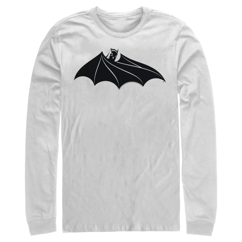 Men's Batman Logo Hidden Wing Long Sleeve Shirt