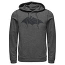 Men's Batman Logo Hidden Wing Pull Over Hoodie