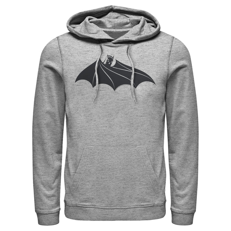 Men's Batman Logo Hidden Wing Pull Over Hoodie