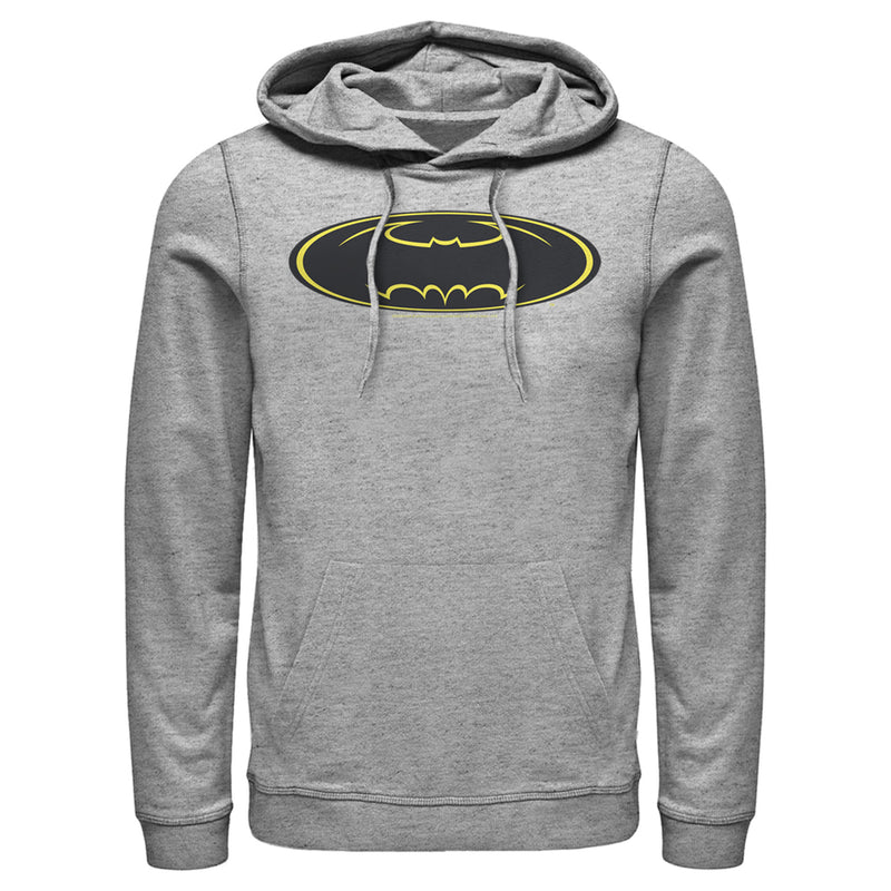 Men's Batman Logo Modern Wing Pull Over Hoodie