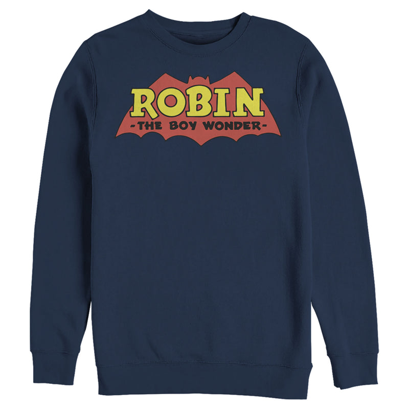 Men's Batman Logo Robin Boy Wonder Sweatshirt