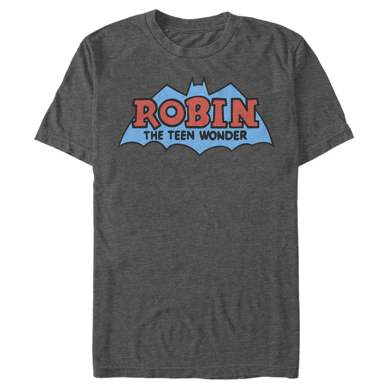 Men's Batman Logo Boy Wonder Robin T-Shirt