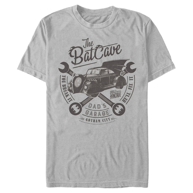 Men's Batman Bat Cave Dad's Garage T-Shirt