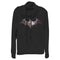 Junior's Batman Logo Geometric Wing Cowl Neck Sweatshirt